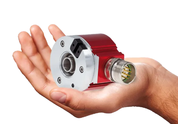 hand holding a sensor