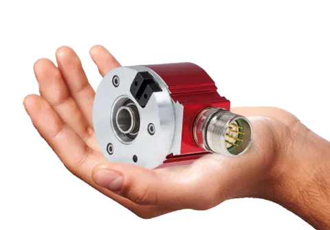 hand holding a sensor